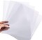Clear Plastic Binding Covers – Transparent Report Covers for Document Protection & Presentation, 100 Pack